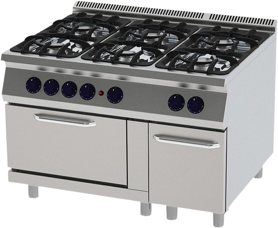 6 gözlü qaz peçi sobalı